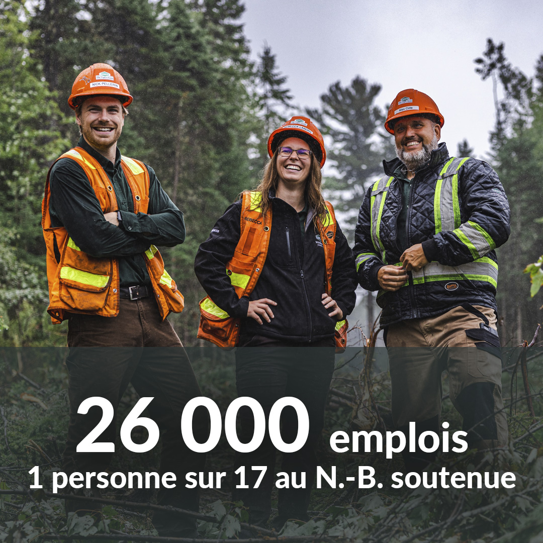 26 000 emplois 1 personne sur 17 au N.-B. soutenue