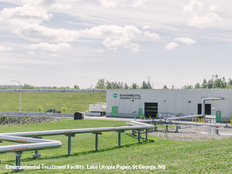 Environmental Treatment Facility, Lake Utopia Paper, St George, NB